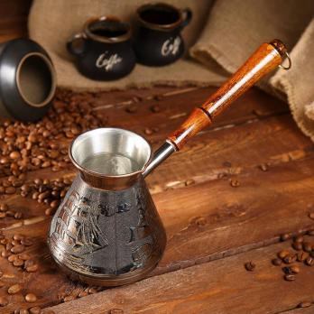 Турка для кофе медная «Алые Паруса», 0,6л 3801337
