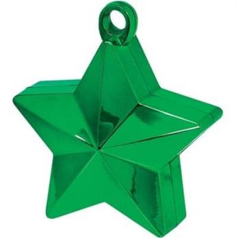 1302-0714 Грузик для шара Звезда светло-зеленая, 170 гр