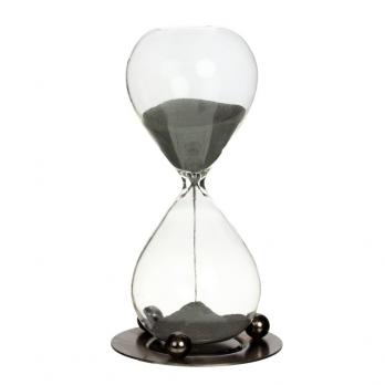 Часы песочные с магнитным песком (2 мин. 10 сек.), L8 W8 H16 см 745444