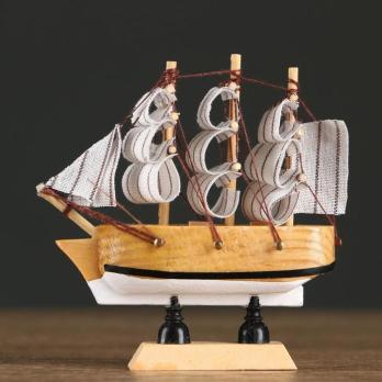 Корабль сувенирный малый «Аризона», микс, 3×10×10 см 452013